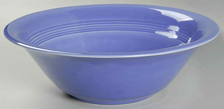 Harlequin Mauve Blue 8" Round Vegetable Bowl by Homer Laughlin -1