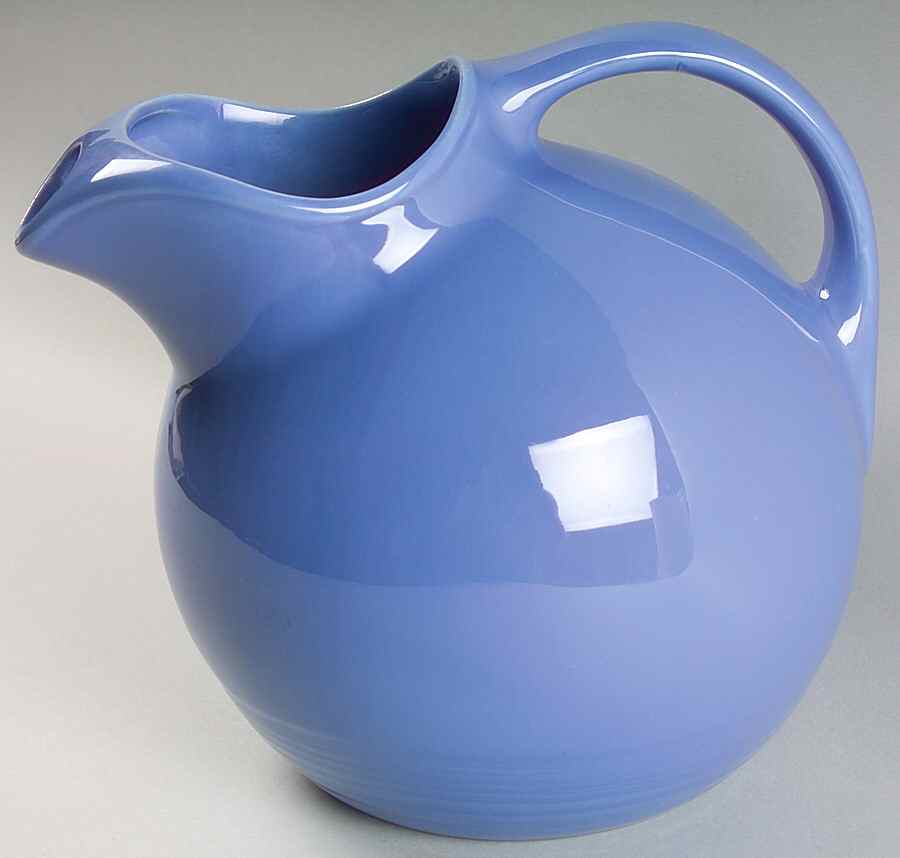 Harlequin Mauve Blue 80 Oz Pitcher by Homer Laughlin -1