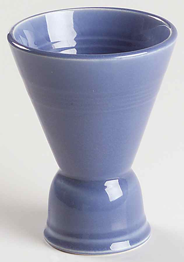 Harlequin Mauve Blue Double Egg Cup by Homer Laughlin -1