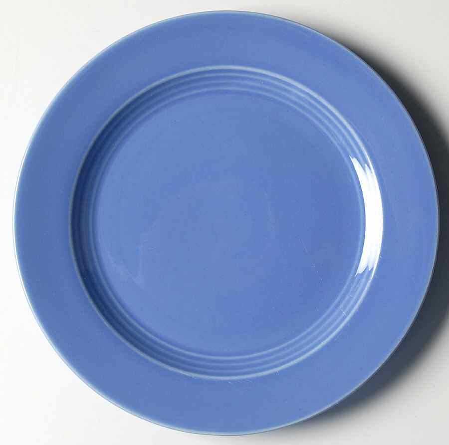 Harlequin Mauve Blue Bread & Butter Plate by Homer Laughlin -1