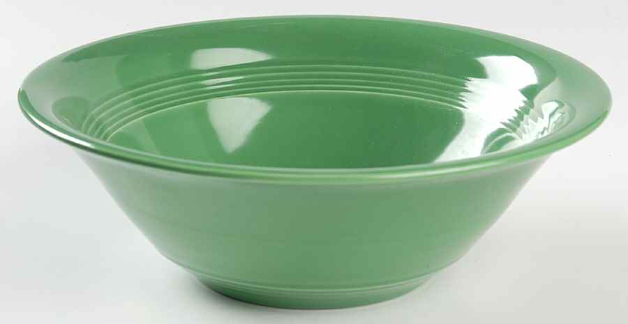 Harlequin Medium Green (Newer) 8" Round Vegetable Bowl by Homer Laughlin -1