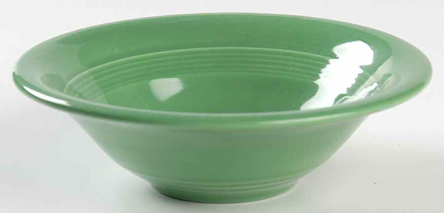 Harlequin Medium Green (Newer) Oatmeal Bowl by Homer Laughlin -1