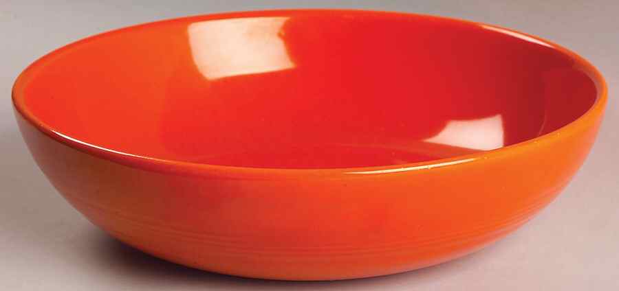 Harlequin Red Individual Salad Bowl by Homer Laughlin -1