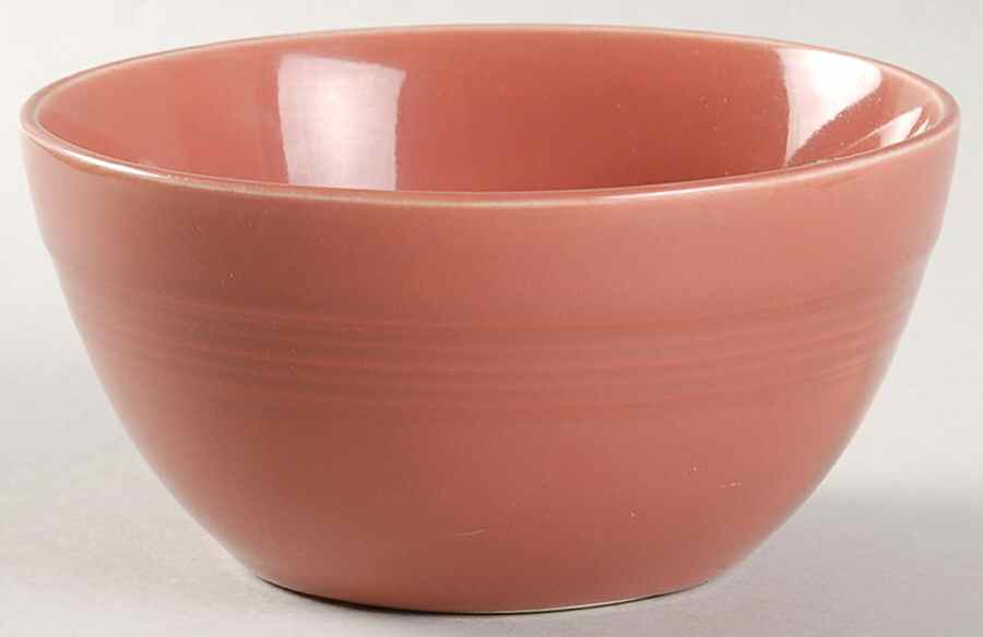 Harlequin Rose Cranberry 36s Bowl by Homer Laughlin -1