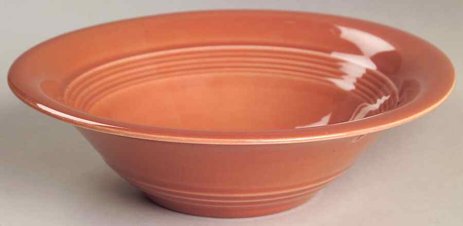 Harlequin Rose Oatmeal Bowl by Homer Laughlin -1