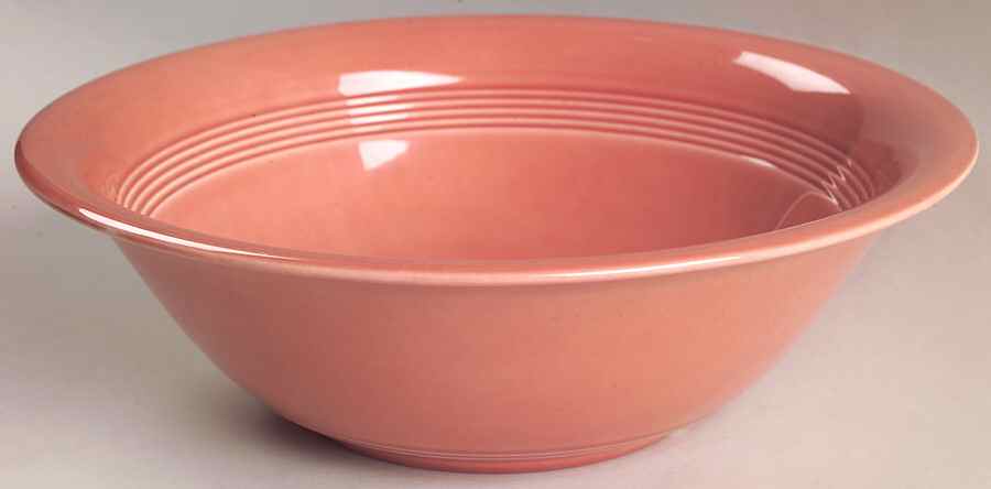 Harlequin Rose 8" Round Vegetable Bowl by Homer Laughlin -1