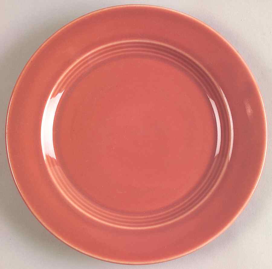 Harlequin Rose Bread & Butter Plate by Homer Laughlin -1