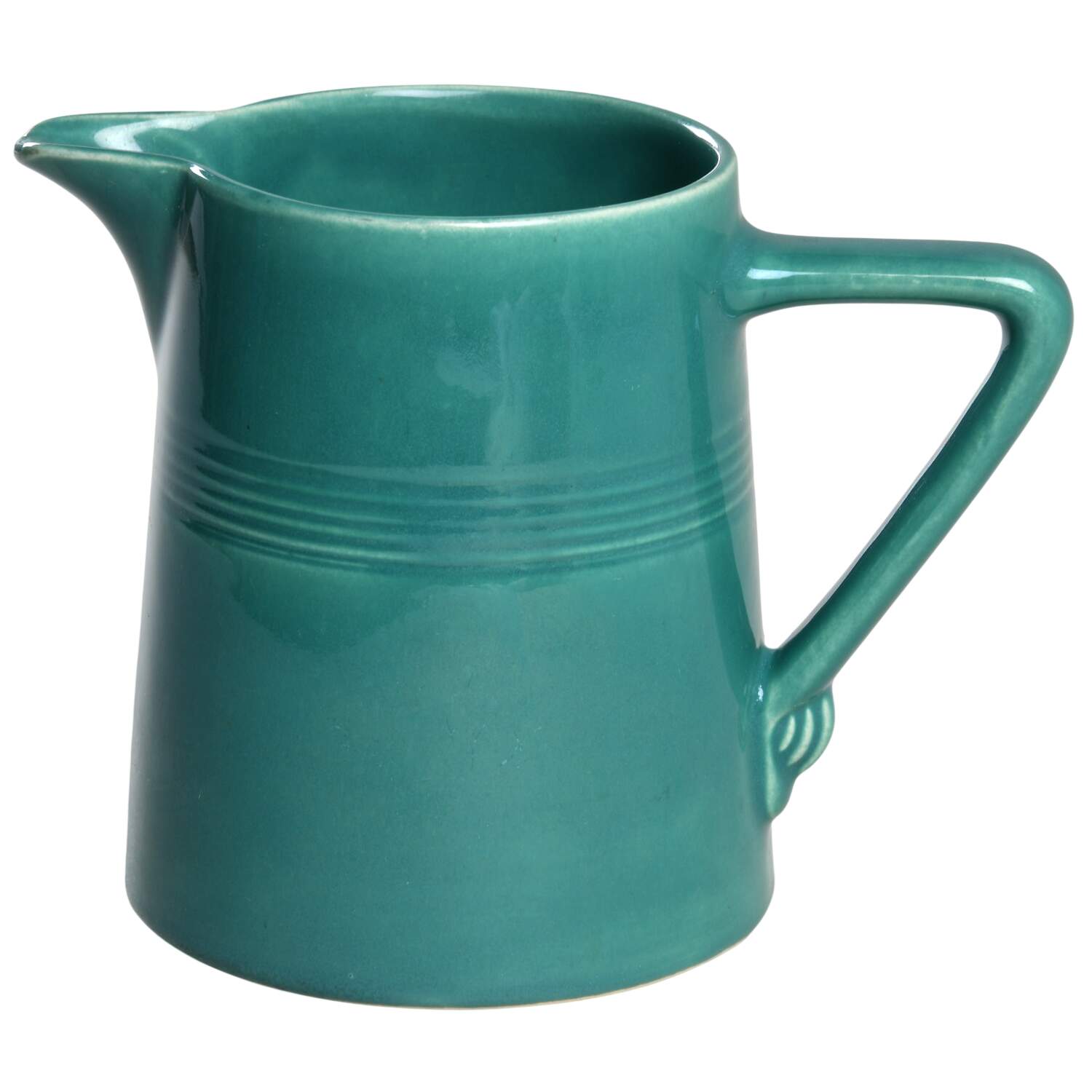 Harlequin Spruce Green 24 Oz Pitcher by Homer Laughlin -1