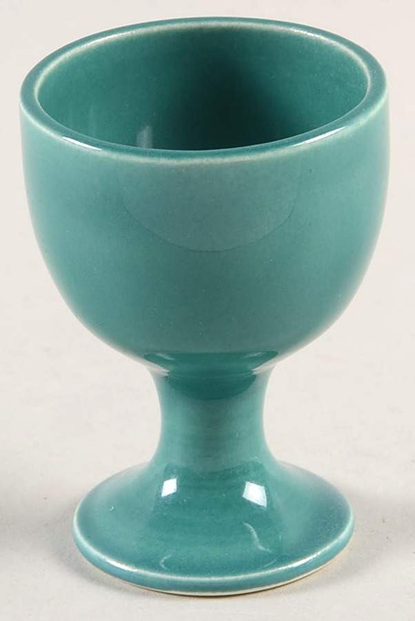Harlequin Spruce Green Single Egg Cup by Homer Laughlin -1
