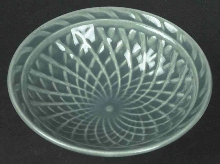 Harlequin Spruce Green 3" Round Nut Dish by Homer Laughlin -1