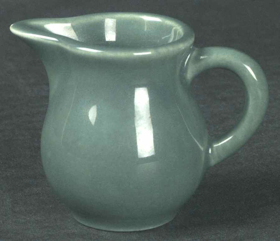 Harlequin Spruce Green Toy Creamer by Homer Laughlin -1