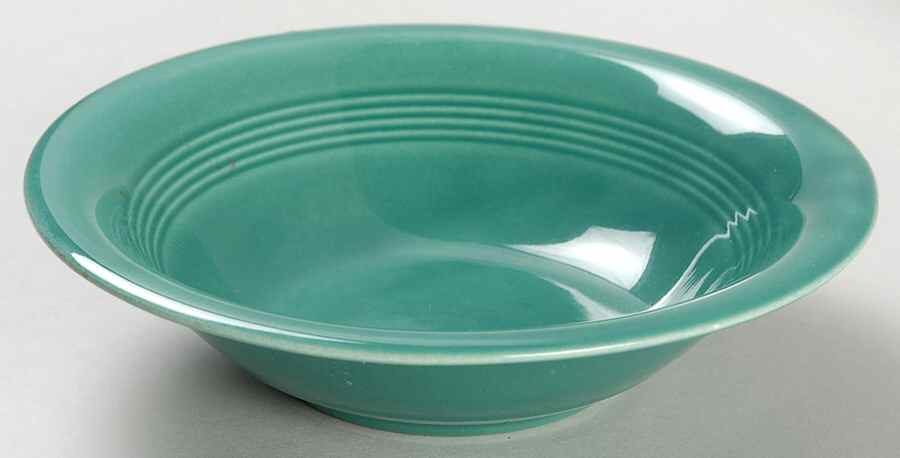 Harlequin Spruce Green Fruit/Dessert (Sauce) Bowl by Homer Laughlin -1