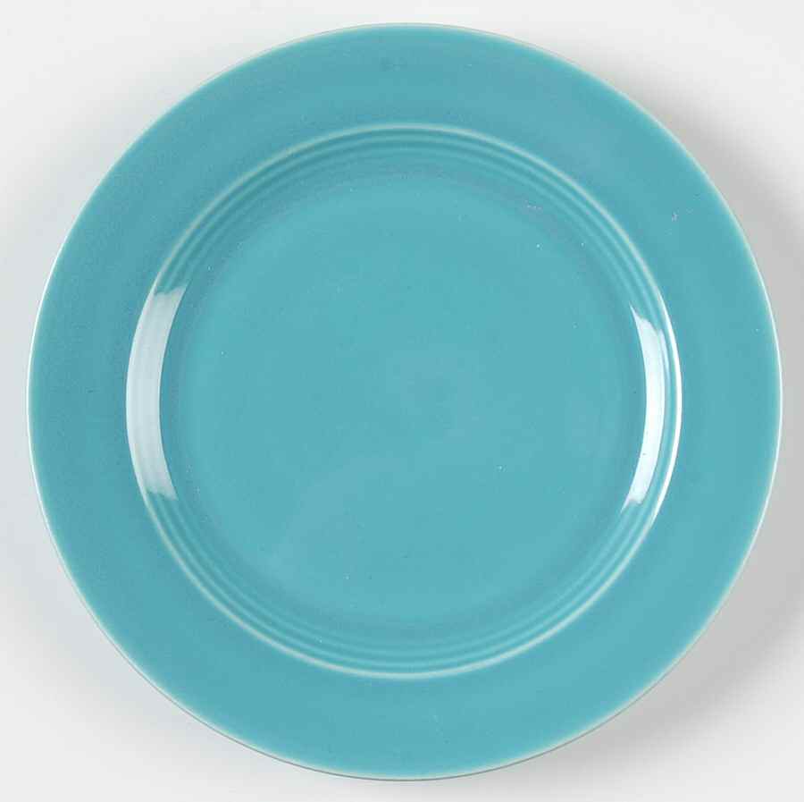 Harlequin Turquoise (Older) Bread & Butter Plate by Homer Laughlin -1