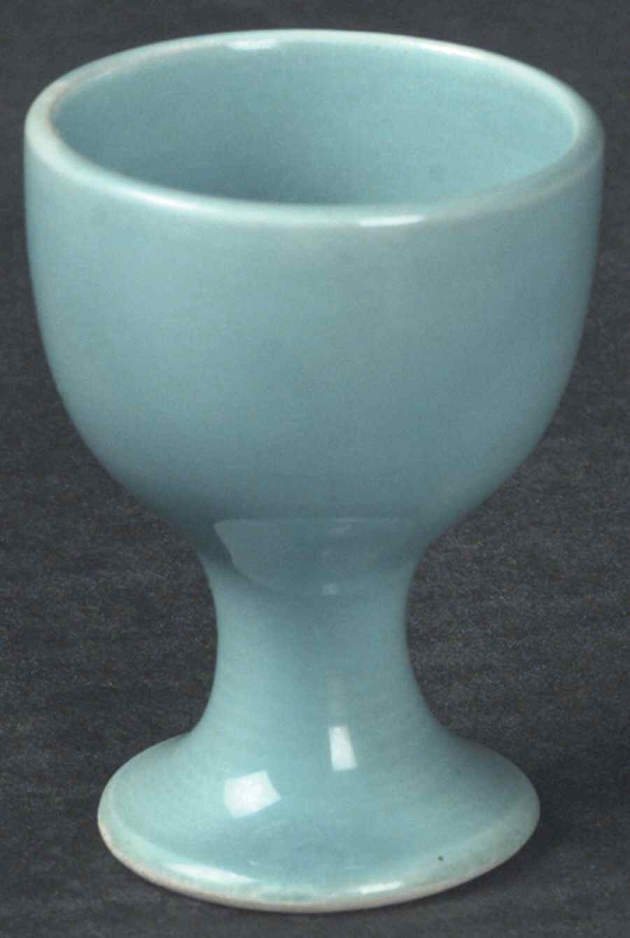 Harlequin Turquoise (Older) Single Egg Cup by Homer Laughlin -1
