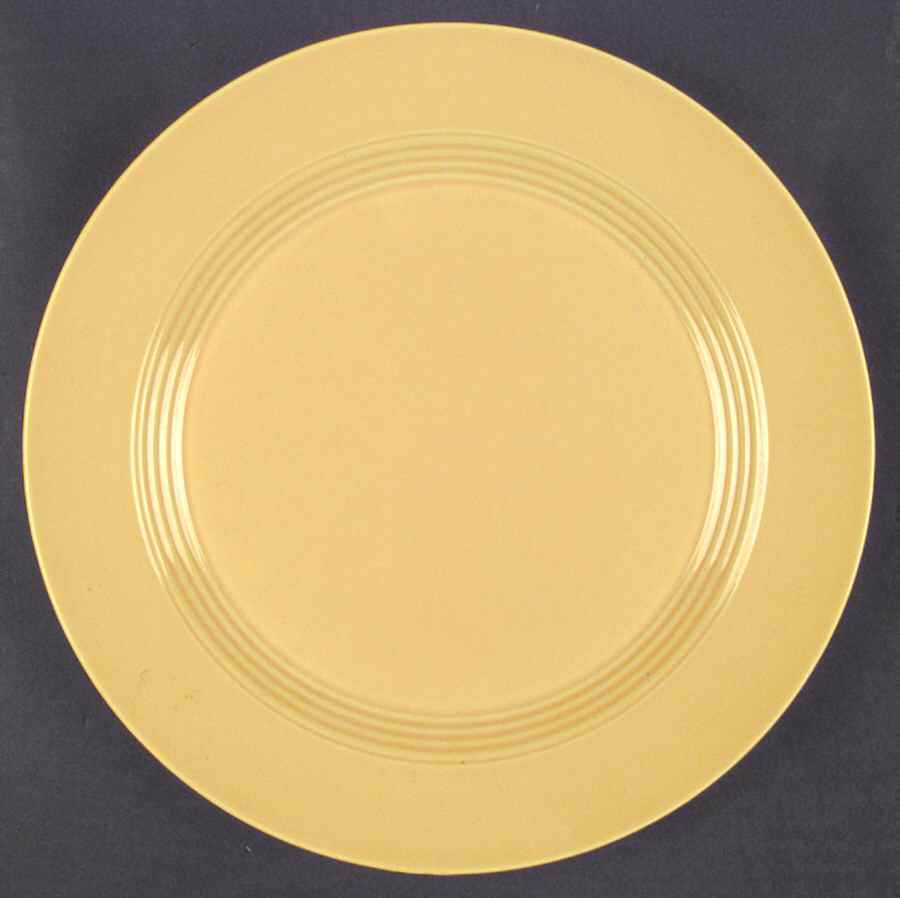 Harlequin Yellow (Older) Dinner Plate by Homer Laughlin -1