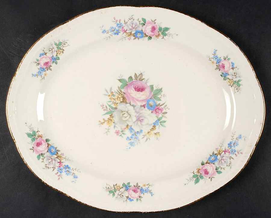 L612 11" Oval Serving Platter by Homer Laughlin -1