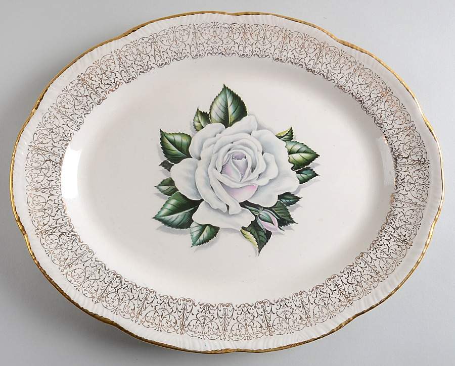 HLC114 13" Oval Serving Platter by Homer Laughlin -1