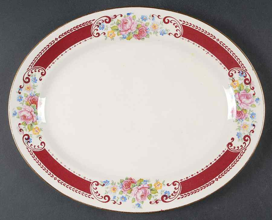 HLC117 11" Oval Serving Platter by Homer Laughlin -1