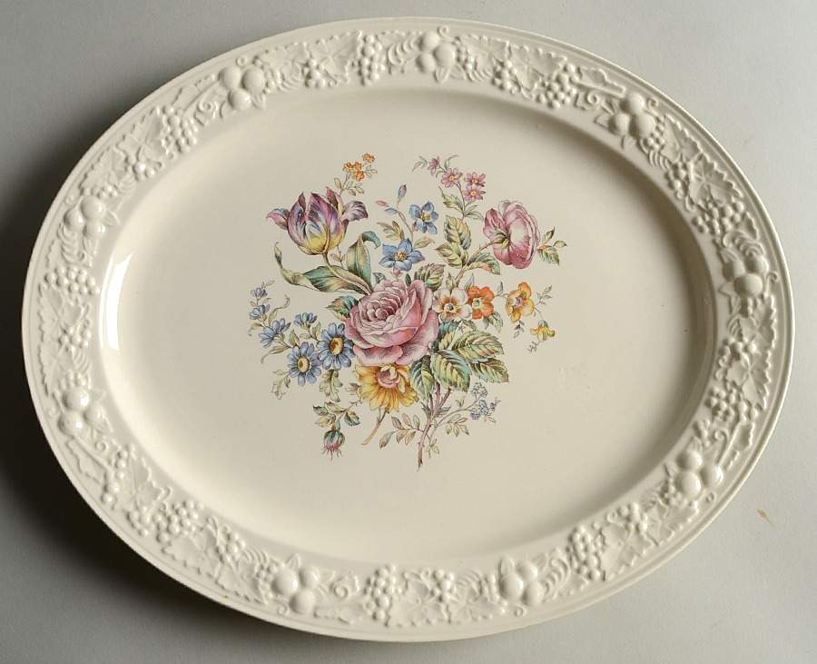 TH34 13" Oval Serving Platter by Homer Laughlin -1