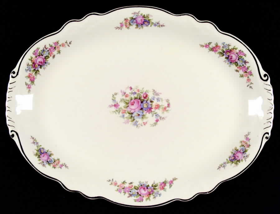 VR106 13" Oval Serving Platter by Homer Laughlin -1