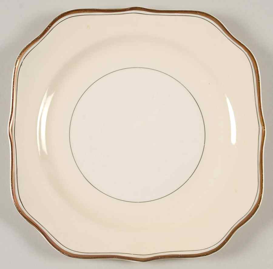N1604 Square Salad Plate by Homer Laughlin -1