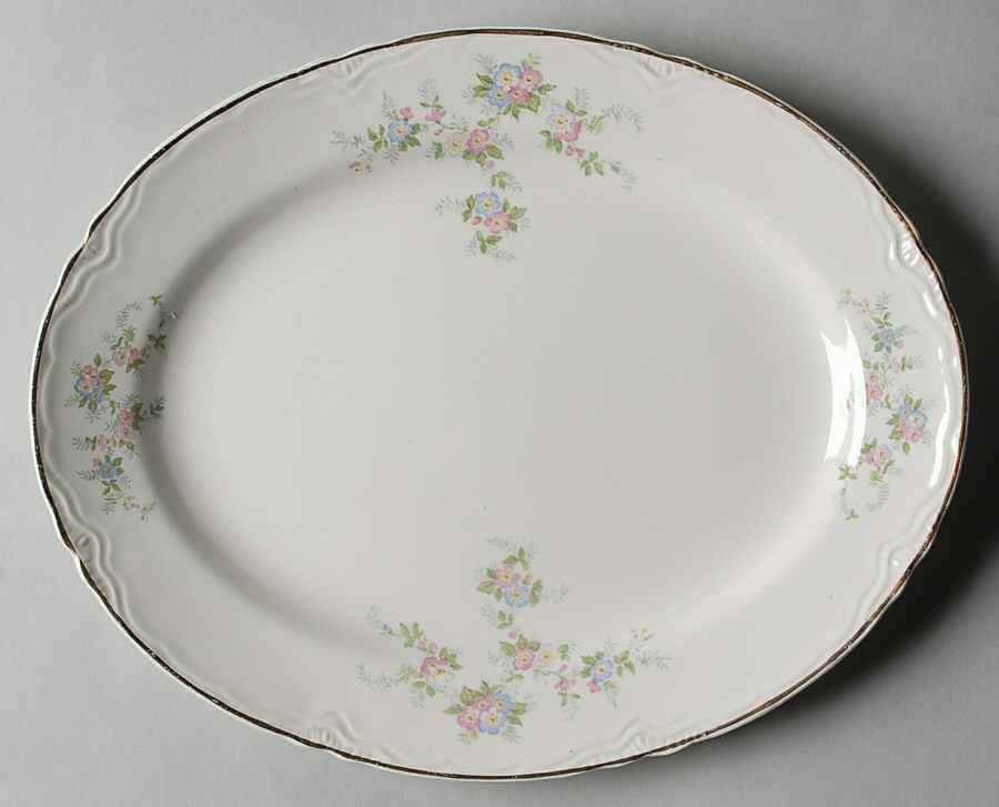 HLC158 11" Oval Serving Platter by Homer Laughlin -1