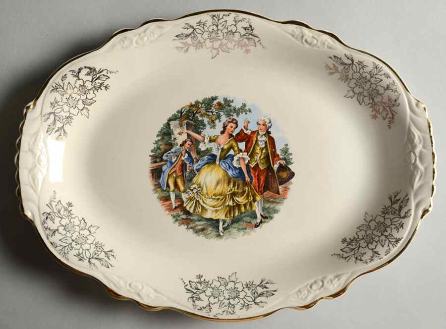 HLC161 11" Oval Serving Platter by Homer Laughlin -1