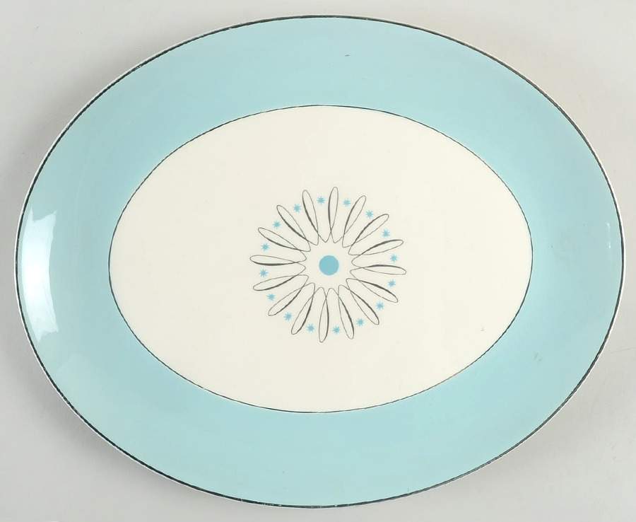 HLS302 13" Oval Serving Platter by Homer Laughlin -1