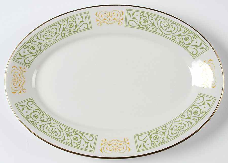 HLC165 11" Oval Serving Platter by Homer Laughlin -1