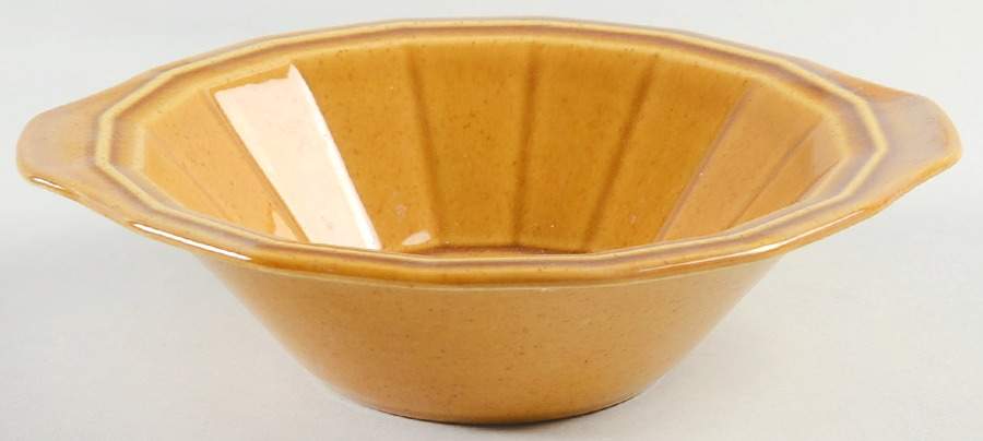 Milano Gold Lugged Cereal Bowl by Homer Laughlin -1