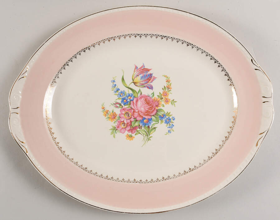 G3438 15" Oval Serving Platter by Homer Laughlin -1