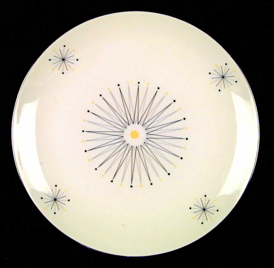 Sun Valley Dinner Plate by Homer Laughlin -1
