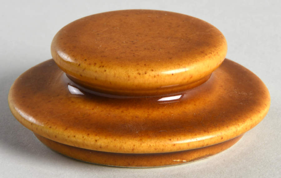 Gold Cortez Lid for Sugar Bowl by Homer Laughlin -1