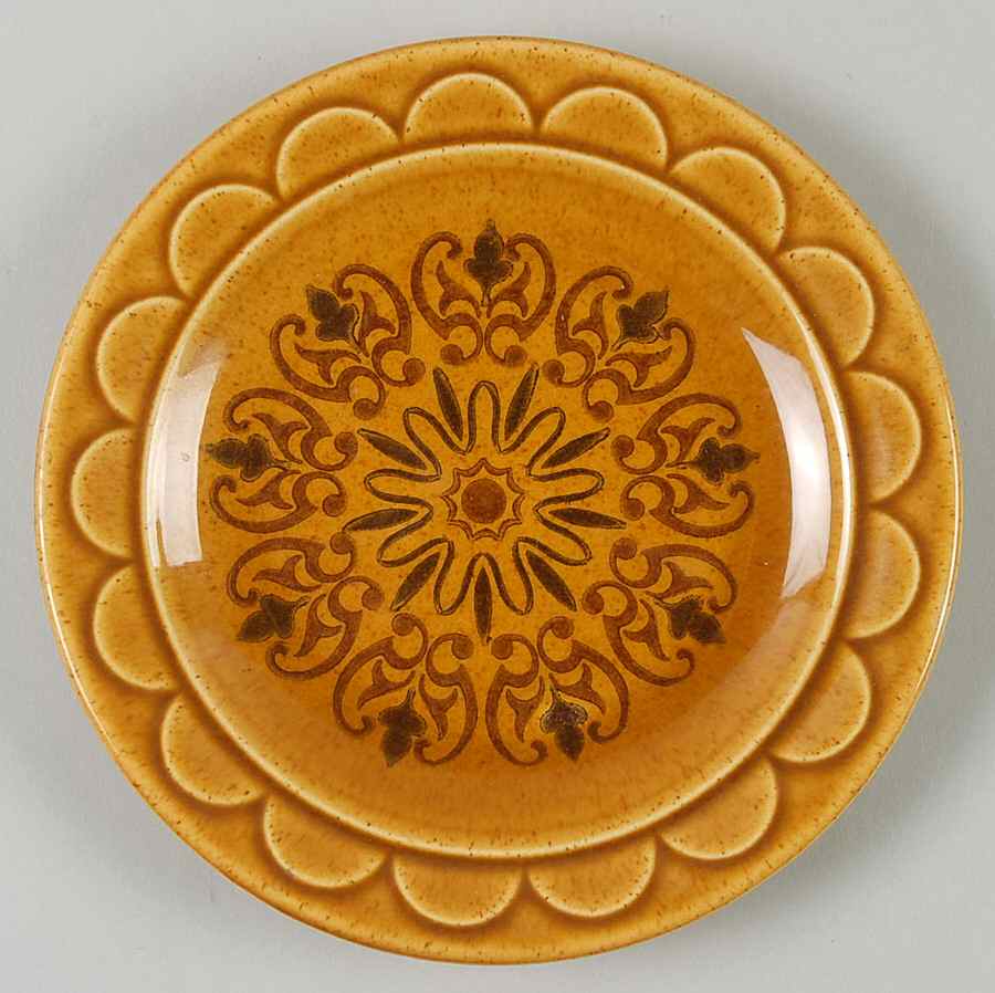 Gold Cortez Bread & Butter Plate by Homer Laughlin -1