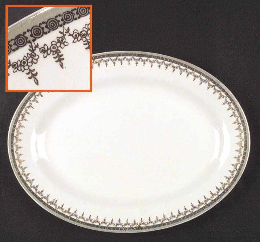 HLC196 15" Oval Serving Platter by Homer Laughlin -1