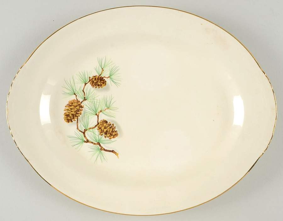 HLC204 11" Oval Serving Platter by Homer Laughlin -1