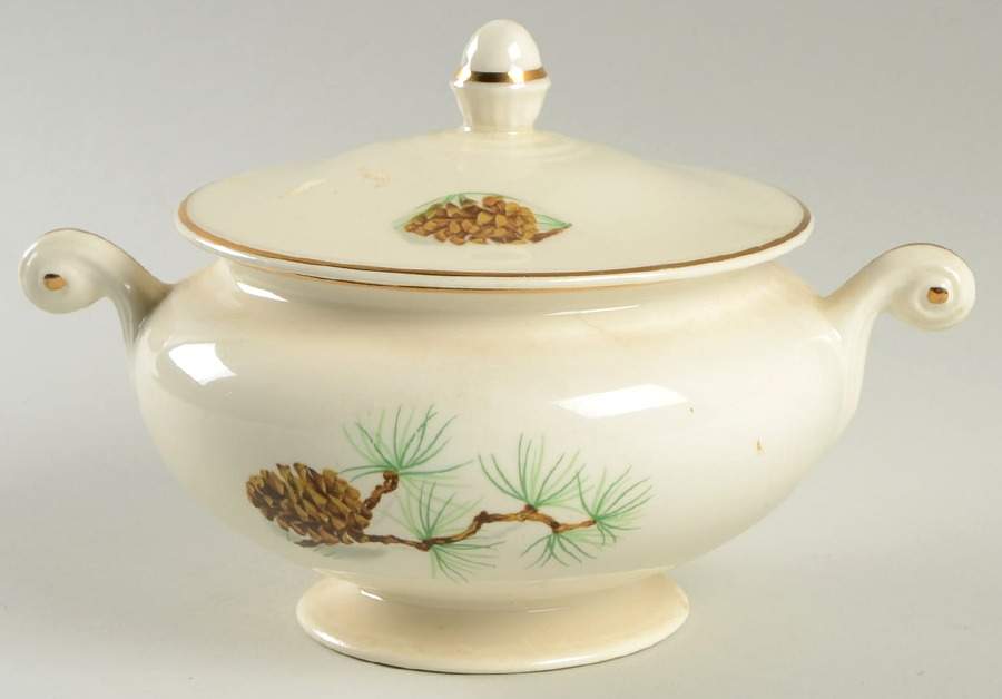 HLC204 Sugar Bowl & Lid by Homer Laughlin -1