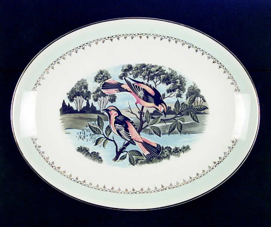 FP67 11" Oval Serving Platter by Homer Laughlin -1