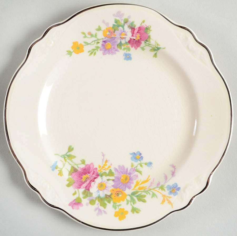 VR266 Bread & Butter Plate by Homer Laughlin -1
