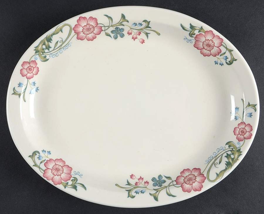 HLC221 11" Oval Serving Platter by Homer Laughlin -1