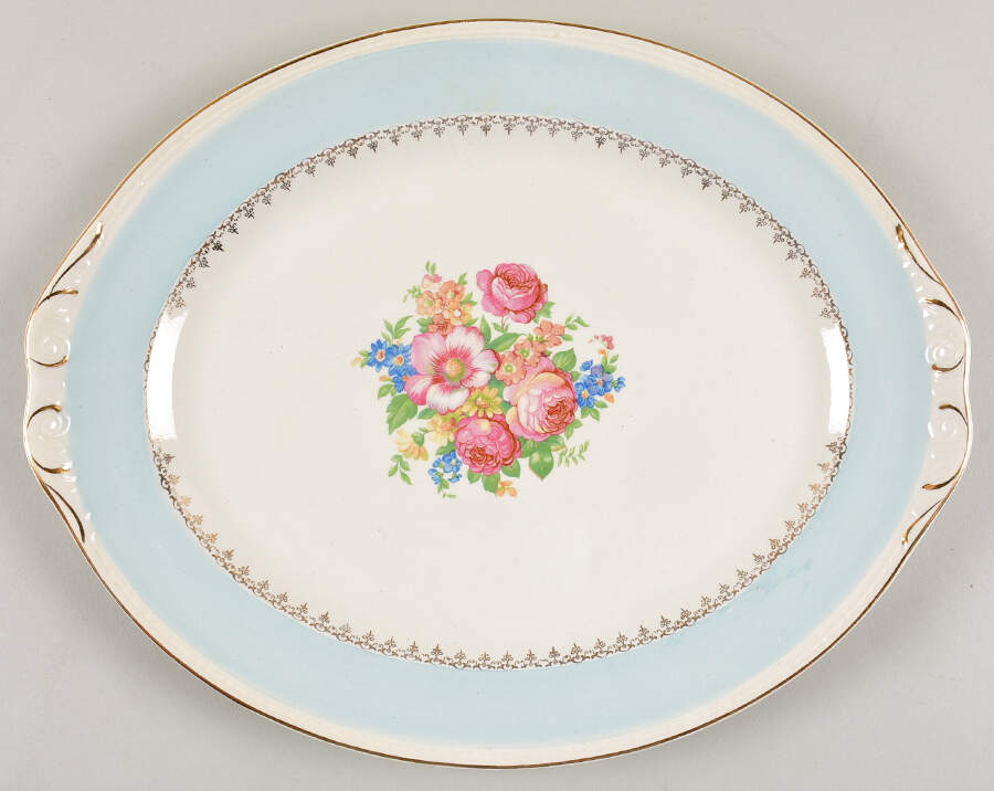 CAC168 13" Oval Serving Platter by Homer Laughlin -1