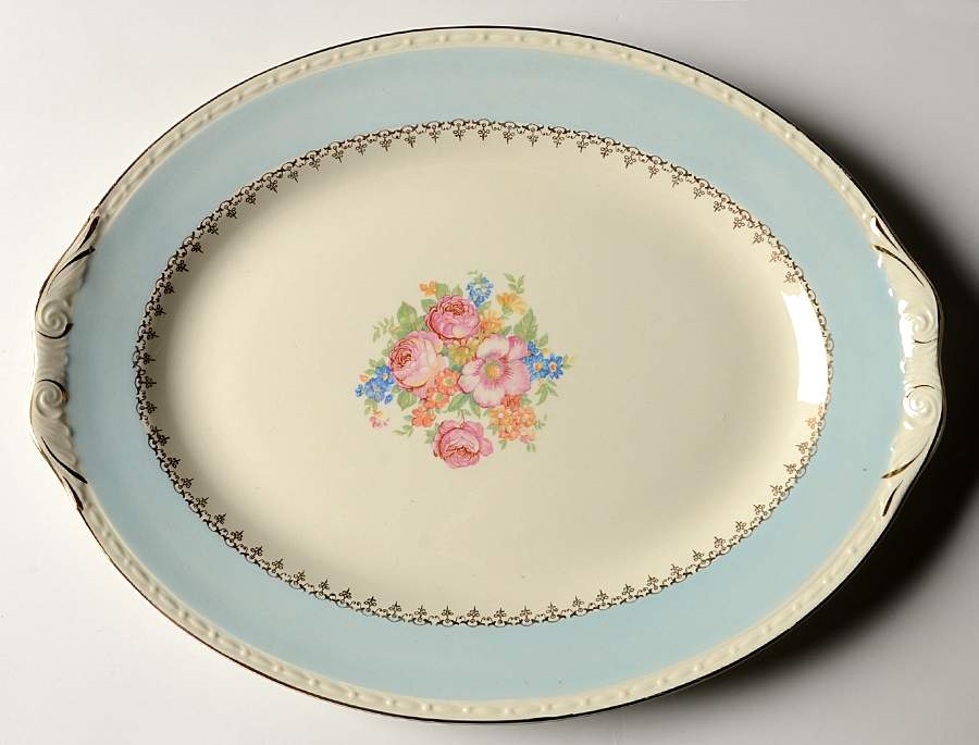 CAC168 11" Oval Serving Platter by Homer Laughlin -1