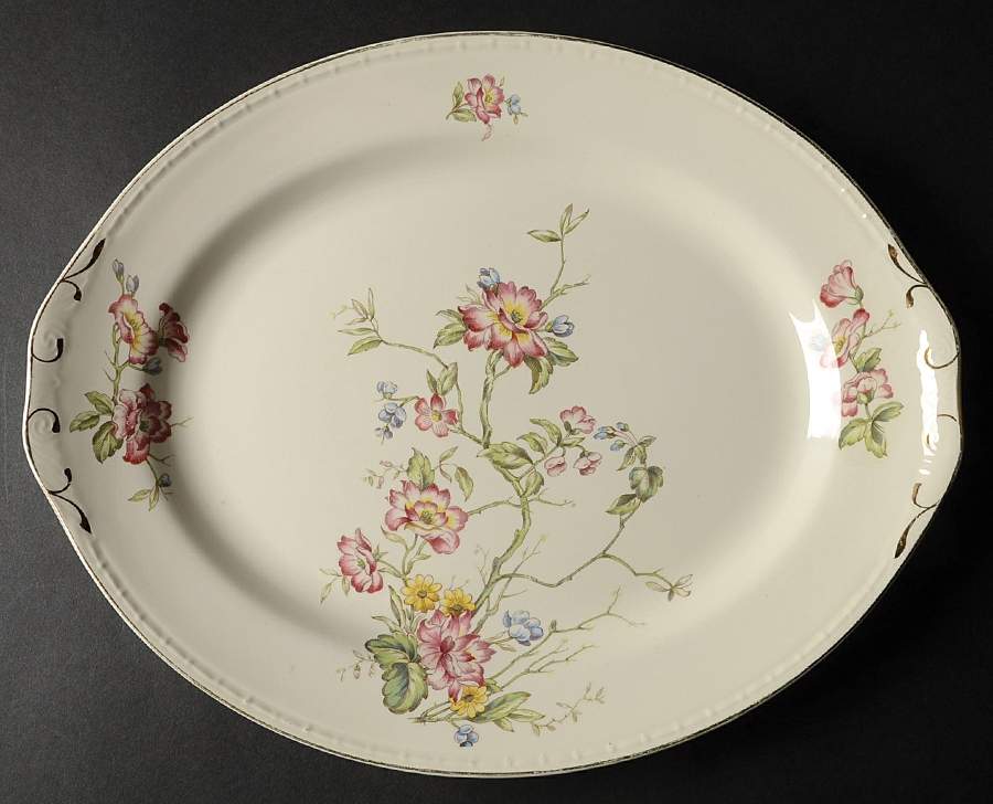 G3500 13" Oval Serving Platter by Homer Laughlin -1