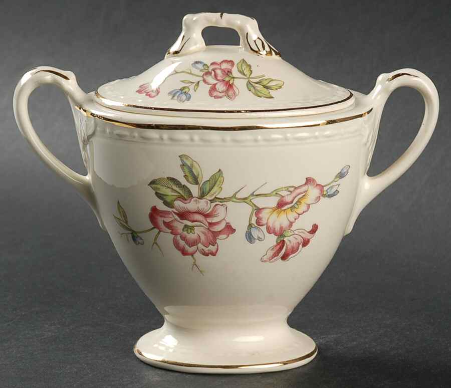 G3500 Sugar Bowl & Lid by Homer Laughlin -1