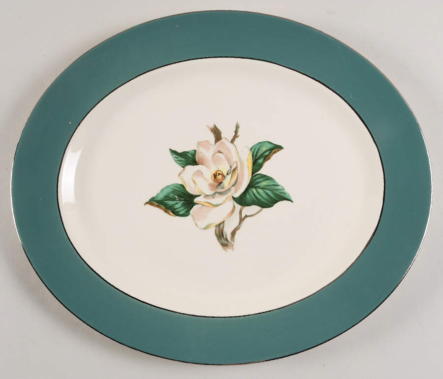 HLC238 13" Oval Serving Platter by Homer Laughlin -1