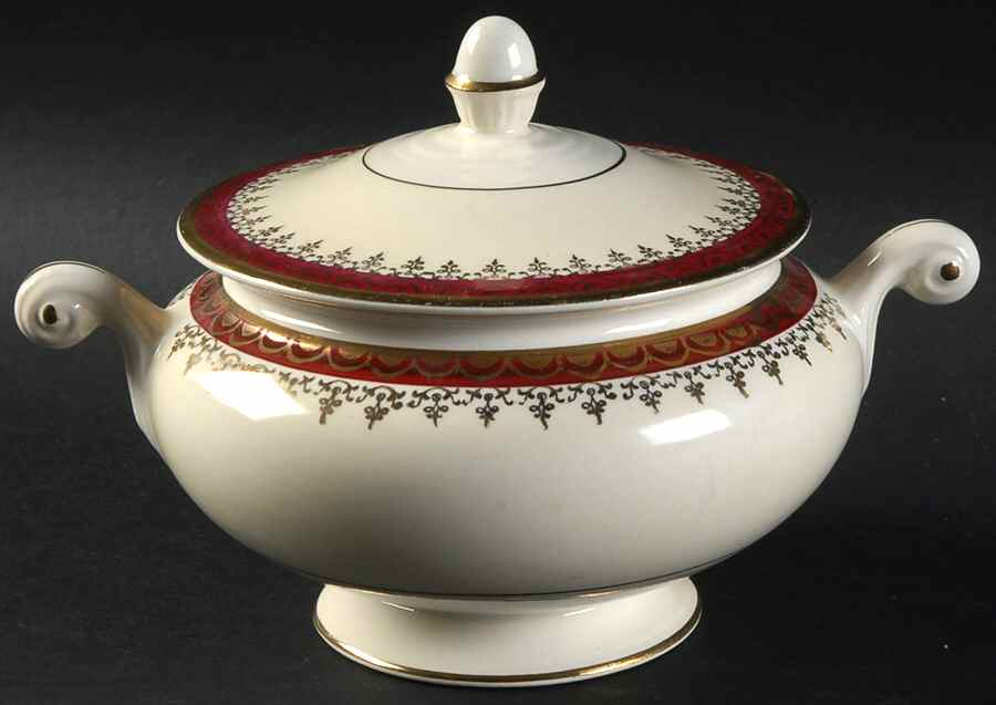 N1642 Sugar Bowl & Lid by Homer Laughlin -1