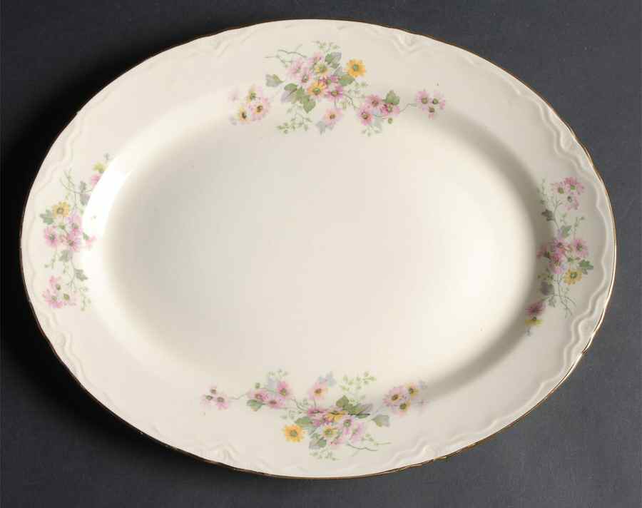 R2734 13" Oval Serving Platter by Homer Laughlin -1