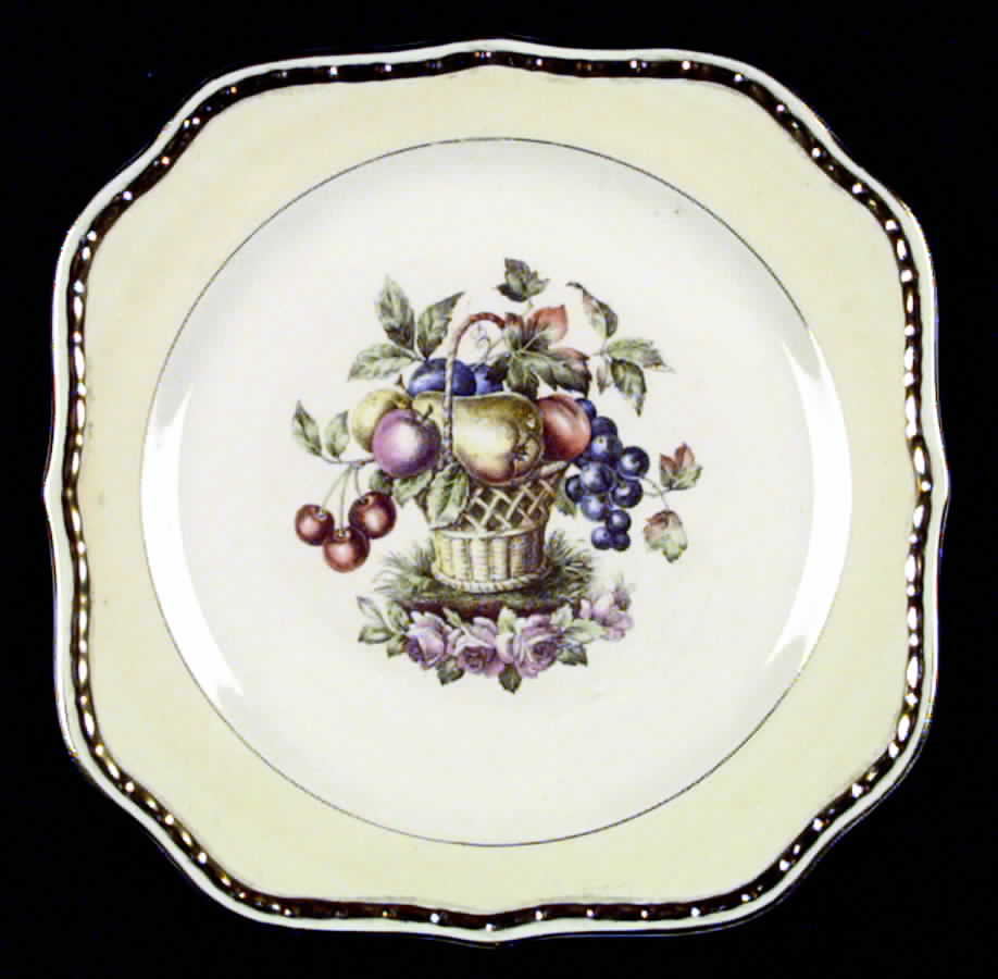 HLC248 Square Salad Plate by Homer Laughlin -1