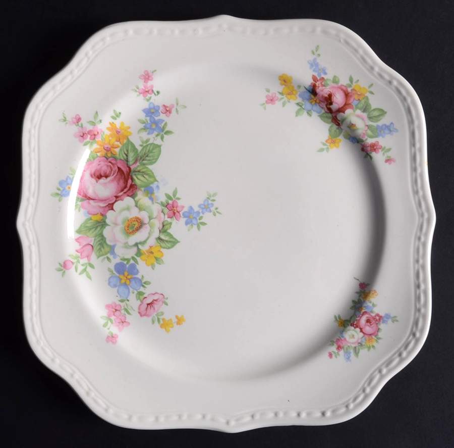 HLC252 Square Salad Plate by Homer Laughlin -1