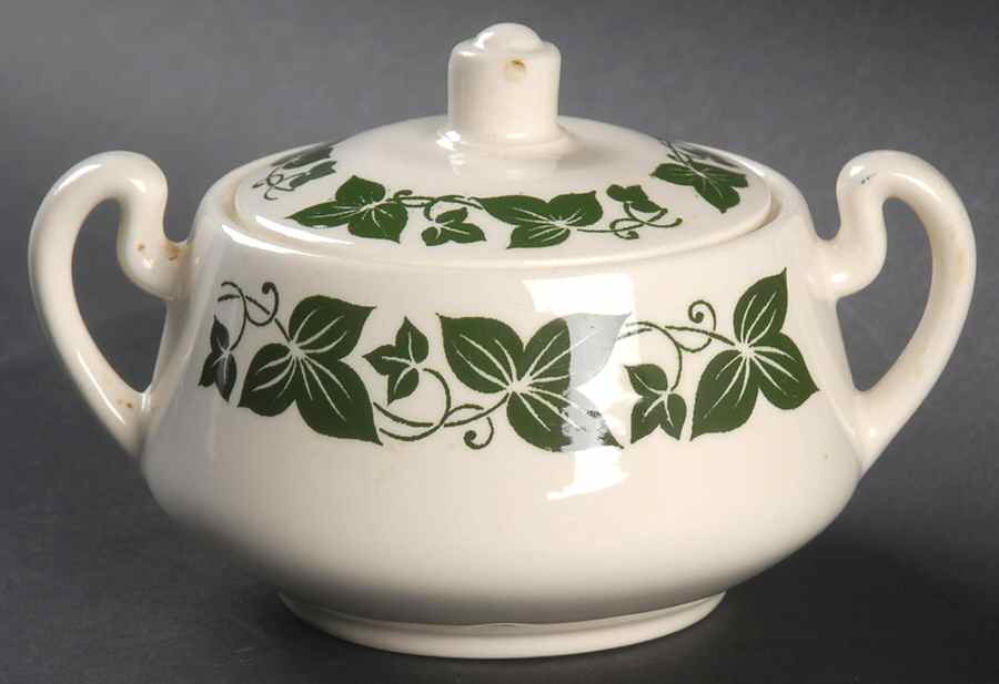 HLC258 Sugar Bowl & Lid by Homer Laughlin -1